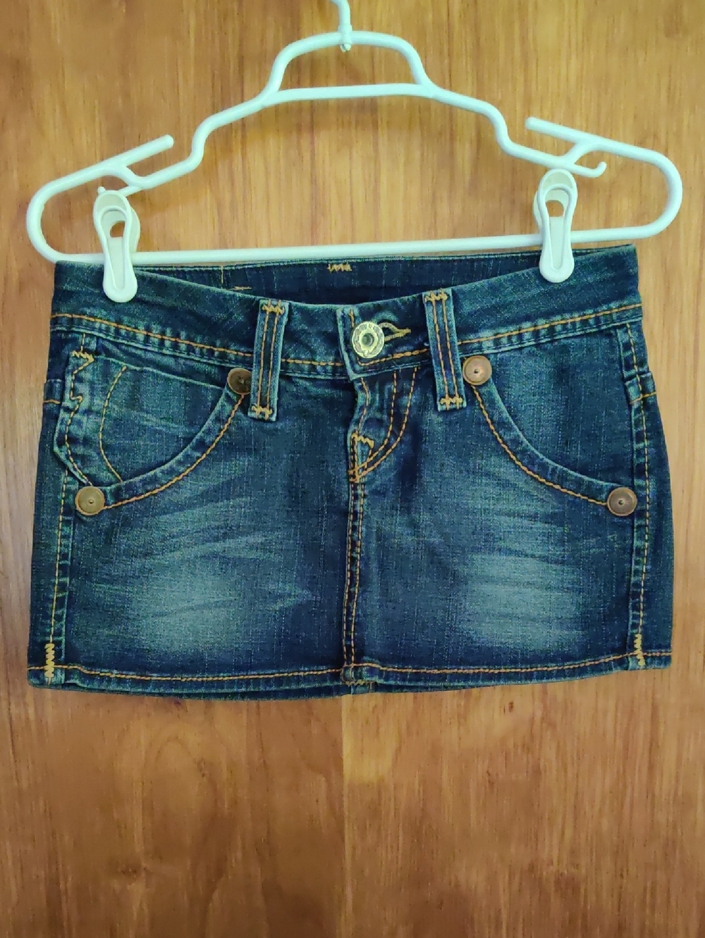 True Religion Dark Blue Denim Skirt